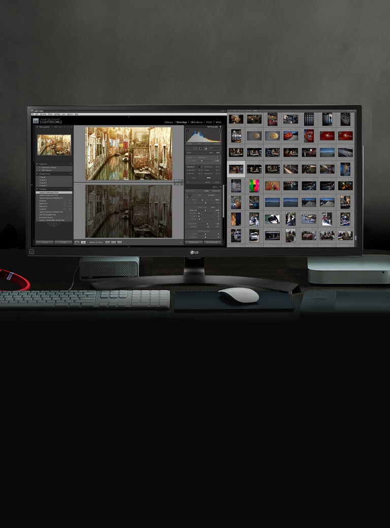 21:9 nõgus UltraWide™ QHD IPS ekraanil2