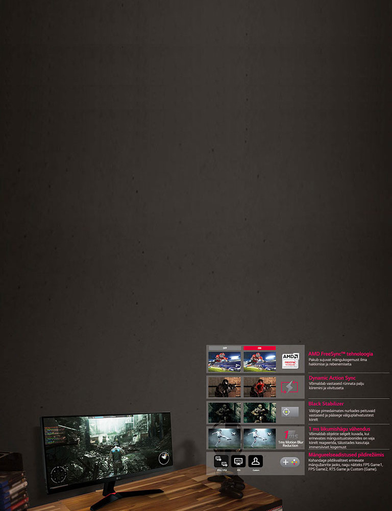 Erinevad mängufunktsioonid võitmiseks: Mängurežiim2