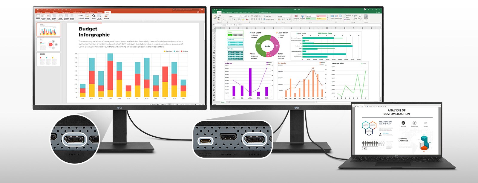 tõhus tööjaam USB Type-C™-ga