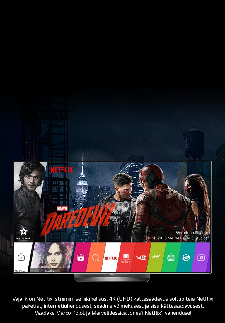 LG SIGNATURE OLED teler on täiuslik partner Netflixile