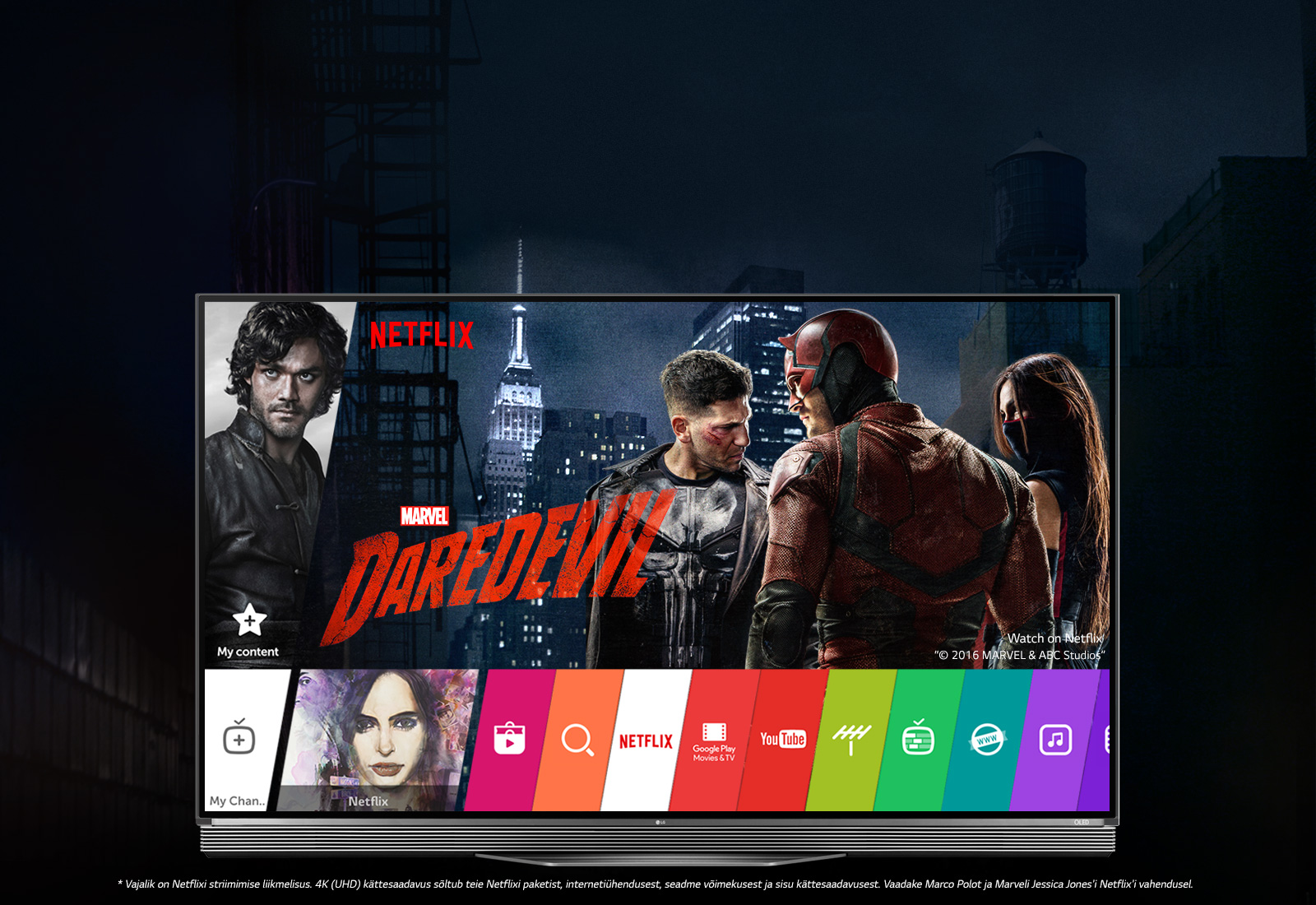 LG SIGNATURE OLED teler on täiuslik partner Netflixile