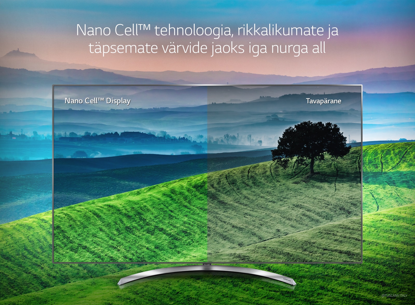 Nano Cell™ tehnoloogia, rikkalikumate ja täpsemate värvide jaoks iga nurga all