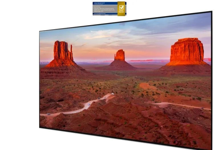 Teleriekraan, mis kujutab suurepärast maastikku, mida kuvatakse täpselt erinevate nurkade alt (esita video).