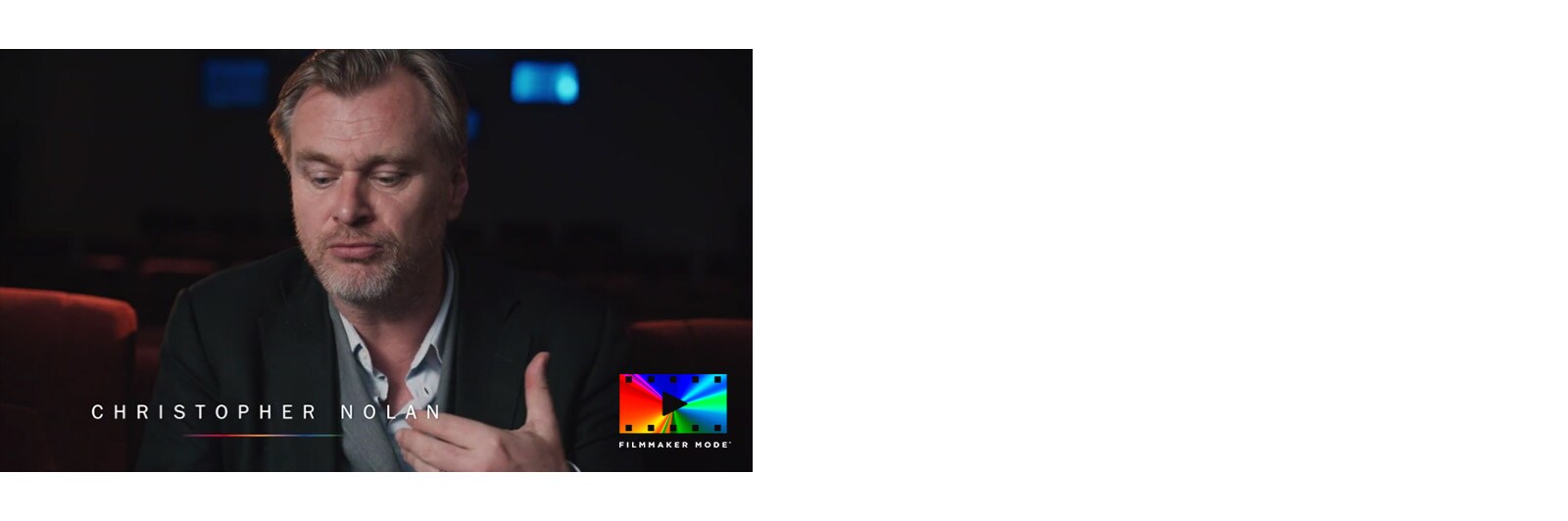 Intervjuufilm Christopher Nolanist ja teistest kinematograafidest, rääkides Filmmaker režiimi visioonist
