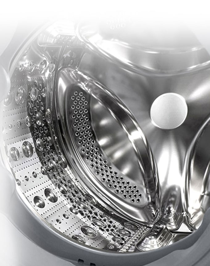 The inside image of the washing machine where the Stainless Lifter can be seen.