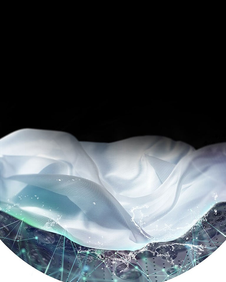 Eestlaetava pesumasina trumlis on kujutatud valge kangatüki pesemist.