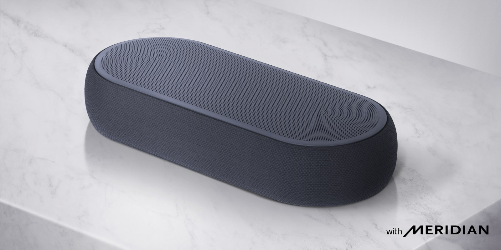 LG ribakõlar parema külje lähivaade, paremas alanurgas on LG logo.