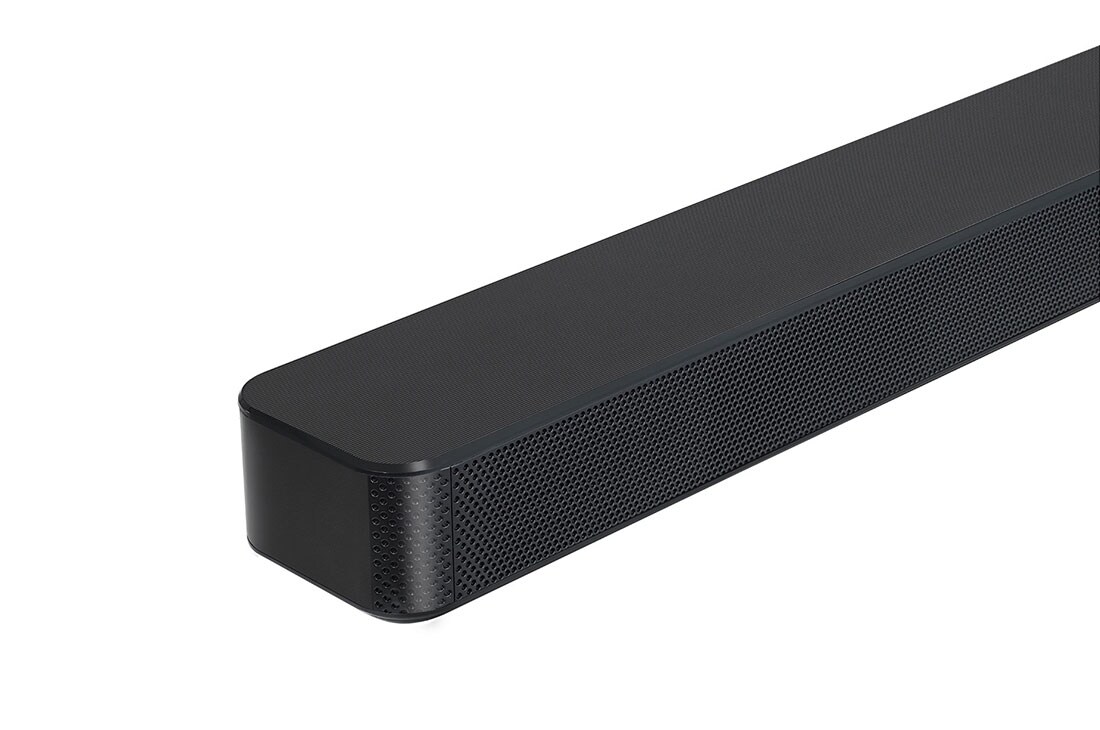 LG 2.1-kanaliline SoundBar audiosüsteem koos 300W heliväljund, vasakpoolse külje lähivaade, SN4, thumbnail 8