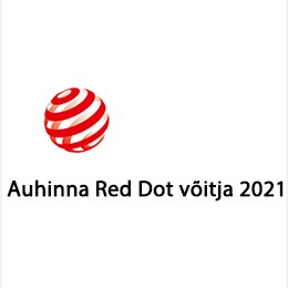 Auhinna Red Dot võitja 2021 (logo)