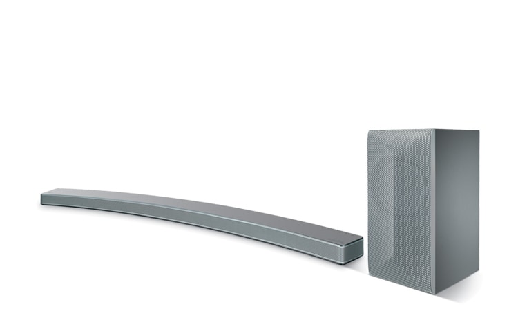 LG 4.1-kanaliline Sound Bar kodukinosüsteem, millel on 360W heliväljund ja juhtmevaba aktiivne basskõlar., LAS855M, thumbnail 2