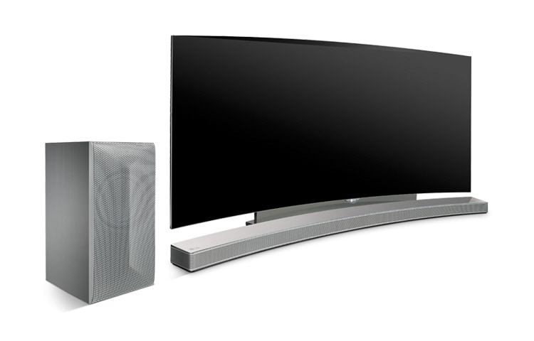 LG 4.1-kanaliline Sound Bar kodukinosüsteem, millel on 360W heliväljund ja juhtmevaba aktiivne basskõlar., LAS855M, thumbnail 4