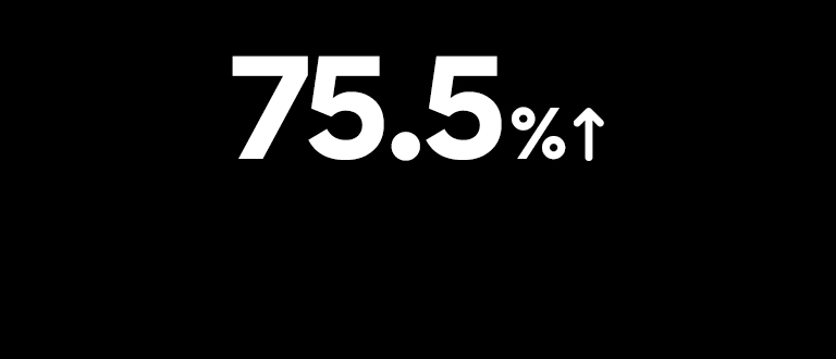 Draiveri membraani tõhusat ala on umbes 75,5% võrra suurendatud.