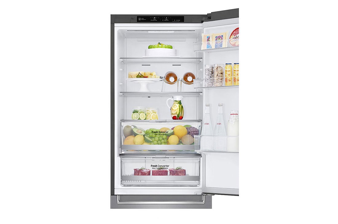 LG Külmik  | 1.86m | 341 | Hõbedane | E klass | DoorCooling | Total No Frost | GBB71PZEMN, E klassi külmik, GBB71PZEMN, thumbnail 5