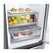 LG Külmik  | 1.86m | 341 | Hõbedane | E klass | DoorCooling | Total No Frost | GBB71PZEMN, E klassi külmik, GBB71PZEMN, thumbnail 3