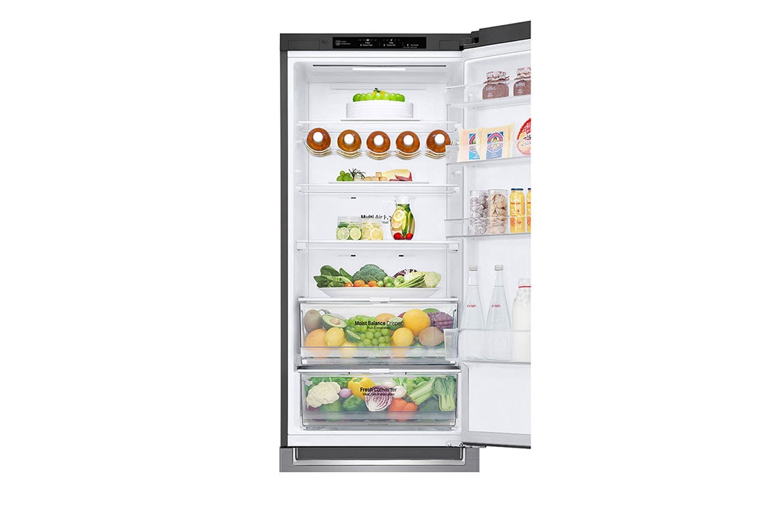 LG Külmik&nbsp; | 2.03m | 384 | Hõbedane | E klass | DoorCooling | Total No Frost | GBB72PZEMN, E klassi külmik, GBB72PZEMN, thumbnail 12