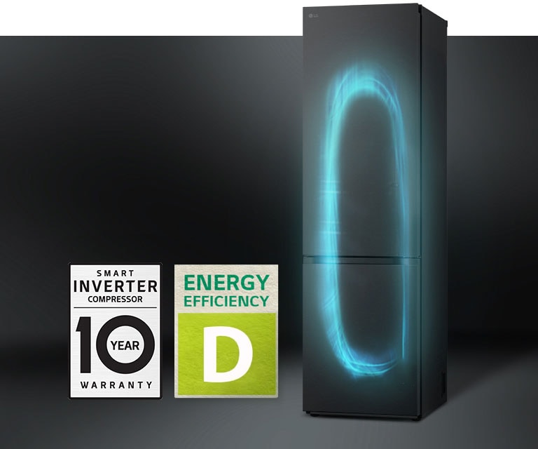 Nutika inverterkompressoriga tõhusa jahutussüsteemiga külmik ja kompressori 10-aastane garantii