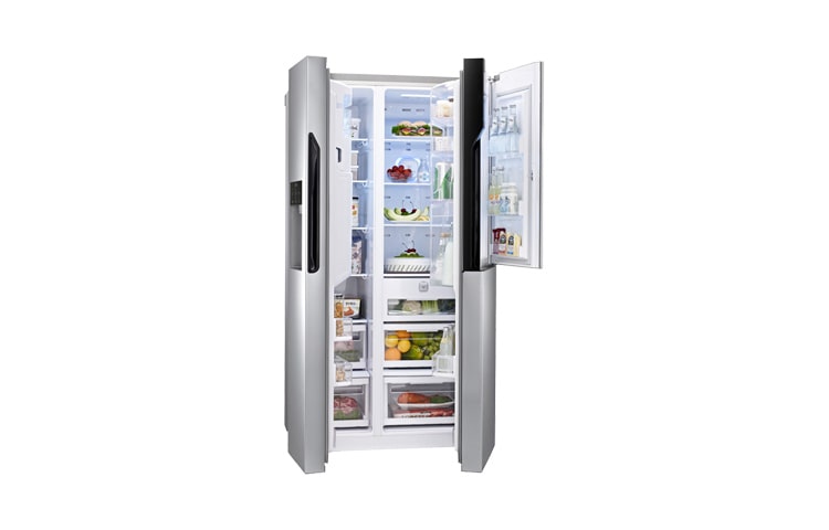 LG Side-by-side külmik, Door-in-Door™, GS9366PZQVD, thumbnail 3