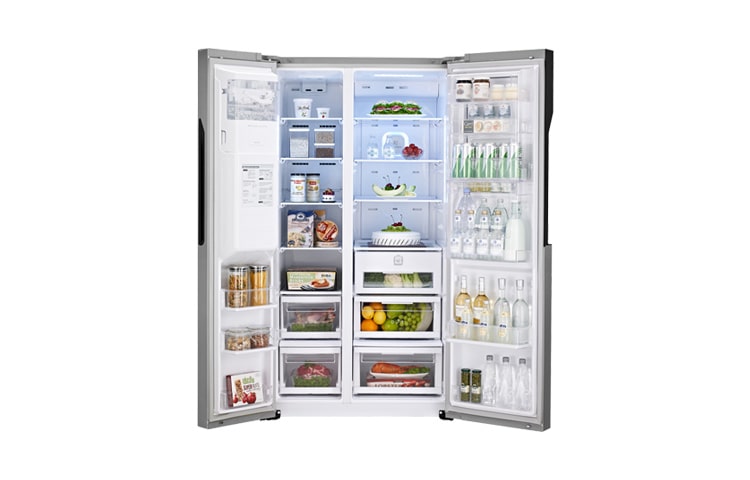 LG Side-by-side külmik, Door-in-Door™, GS9366PZQVD, thumbnail 4