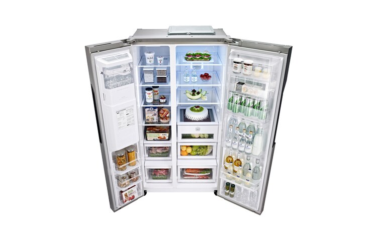 LG Side-by-side külmik, Door-in-Door™, GS9366PZQVD, thumbnail 5