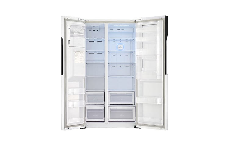 LG Side-by-side külmik, Door-in-Door™, GS9366SWQVD, thumbnail 2