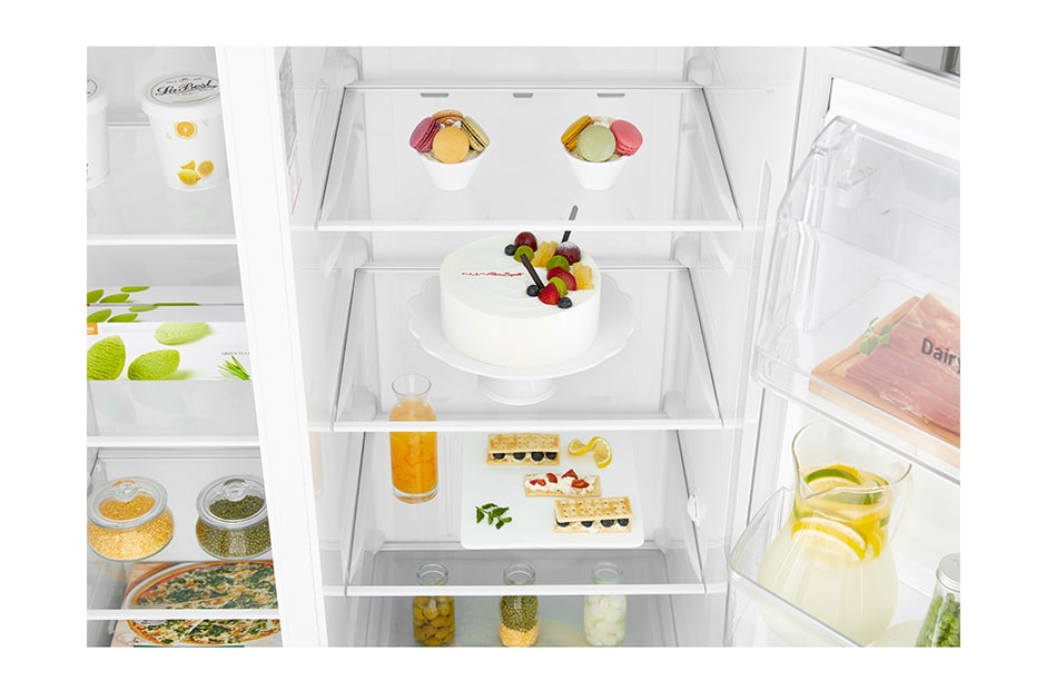 LG 642L No-Frost Side-by-Side külmik, laius 91,2cm, kõrgus 179cm , GSB760PZXV, thumbnail 3