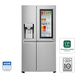 625L No-Frost Side-by-Side InstaView Door-in-Door™ külmik, laius 91,2cm, kõrgus 179cm 2