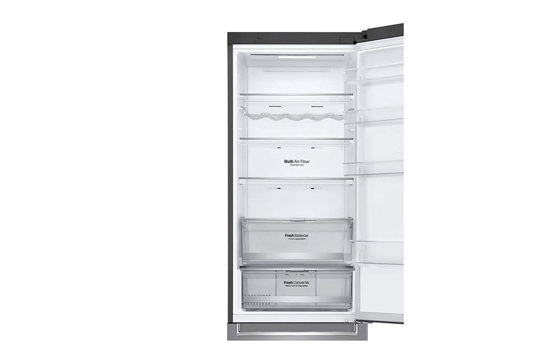 LG Külmik  | 2.03m | 384 | Hõbedane | E klass | DoorCooling | Total No Frost | GBB72PZDMN, E klassi külmik, GBB72PZDMN, thumbnail 6