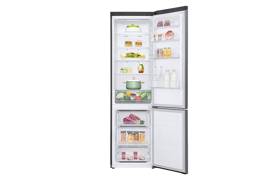 LG Külmik  | 1.86m | 341 | Hõbedane | E klass | DoorCooling | Total No Frost | GBP32DSKZN, GBP32DSKZN, thumbnail 2