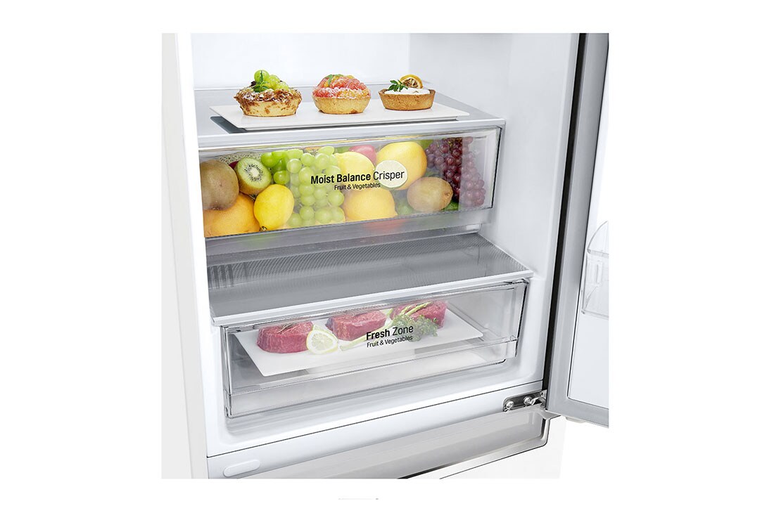 LG Külmik  | 1.86m | 341 | Valge | E klass | DoorCooling | Total No Frost | GBB61SWJMN, E klassi külmik, GBB61SWJMN, thumbnail 9