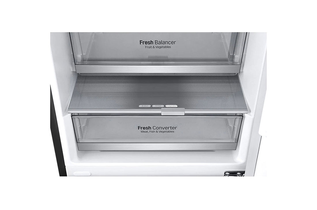 LG Külmik  | 2.03m | 384 | Must | C klass | DoorCooling | Total No Frost | GBB92MCACP, GBB92MCACP, GBB92MCACP, thumbnail 5