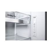 LG side by side külmik | 635L | kõrgus 1.79m | laius 91.3cm | Hõbedane | E energiaklass | WiFi | DoorCooling | Total No Frost | GSQV90MCAE, delikatessikasti vaade, GSQV90MCAE, thumbnail 9