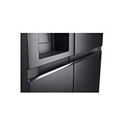LG Side-by-Side külmikud | kõrgus 1.79m | laius 91.3cm | 635L | Must | E klass | Express Cool | DoorCooling+™| FRESHBalancer™ , vaade peidetud nupule, GSLV71MCLE, thumbnail 3