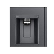 LG Side-by-Side külmikud | kõrgus 1.79m | laius 91.3cm | 635L | Must | E klass | Express Cool | DoorCooling+™| FRESHBalancer™ , jaoturi vaade, GSLV71MCLE, thumbnail 5