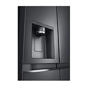 LG Side-by-Side külmikud | kõrgus 1.79m | laius 91.3cm | 635L | Must | E klass | Express Cool | DoorCooling+™| FRESHBalancer™ , delikatessikasti vaade, GSLV71MCLE, thumbnail 6