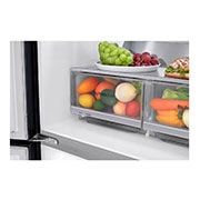 LG multi door külmik | InstaView Door-in-Door | 530L | kõrgus 1.79m | Laius 83.5cm | Must | E energiaklass | WiFi | DoorCooling | Total No Frost | GMQ844MC5E, GMQ844MC5E, GMQ844MC5E, thumbnail 10