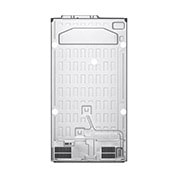 LG side by side külmik | 655L | kõrgus 1.79m | Laius 91.3cm | Hõbedane | E energiaklass | DoorCooling | Total No Frost | GSBV70PZTE, tagantvaade, GSBV70PZTE, thumbnail 12