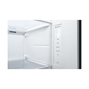 LG side by side külmik | 655L | kõrgus 1.79m | Laius 91.3cm | Hõbedane | E energiaklass | DoorCooling | Total No Frost | GSBV70PZTE, i-micomi vaade, GSBV70PZTE, thumbnail 5