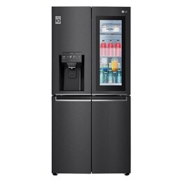 LG multi door külmik | InstaView Door-in-Door | 508L | kõrgus 1.79m | Laius 83.5cm | Must | F energiaklass | WiFi | DoorCooling | Total No Frost | GMX844MC6F2