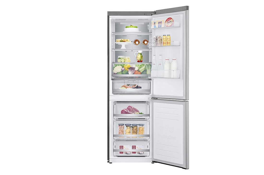 LG Külmik  | 1.86m | 341 | HõbedanE | D klass | DoorCooling | Total No Frost | GBB71NSUGN, GBB71NSUGN, GBB71NSUGN, thumbnail 3