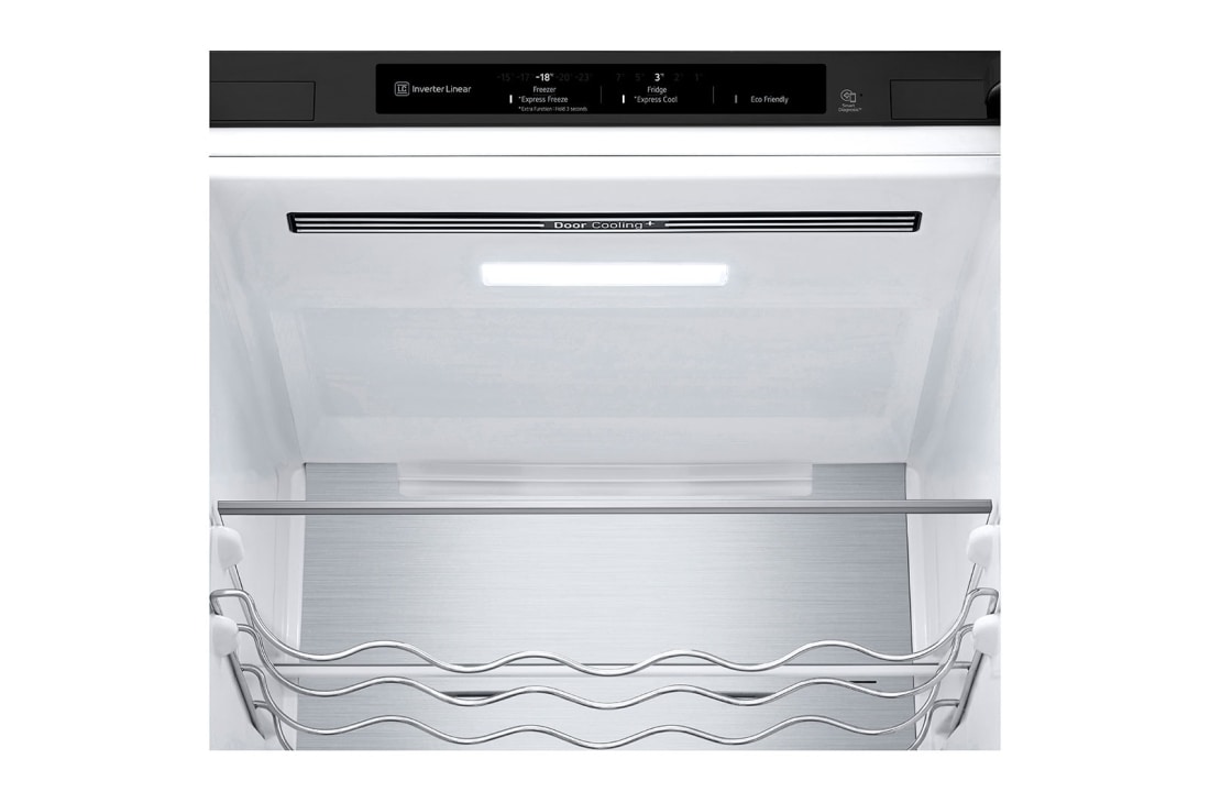 LG Külmik  | 2.03m | 384 | Must | D klass | DoorCooling | Total No Frost | GBB72MCVGN, GBB72MCVGN, GBB72MCVGN, thumbnail 6
