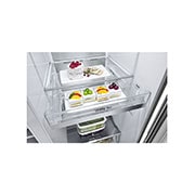 LG Side-by-Side külmik,635L, laius 91,3cm, kõrgus 179cm, Total No Frost, mazo lietu nodalījuma skats, GSJV90PZAE, thumbnail 6