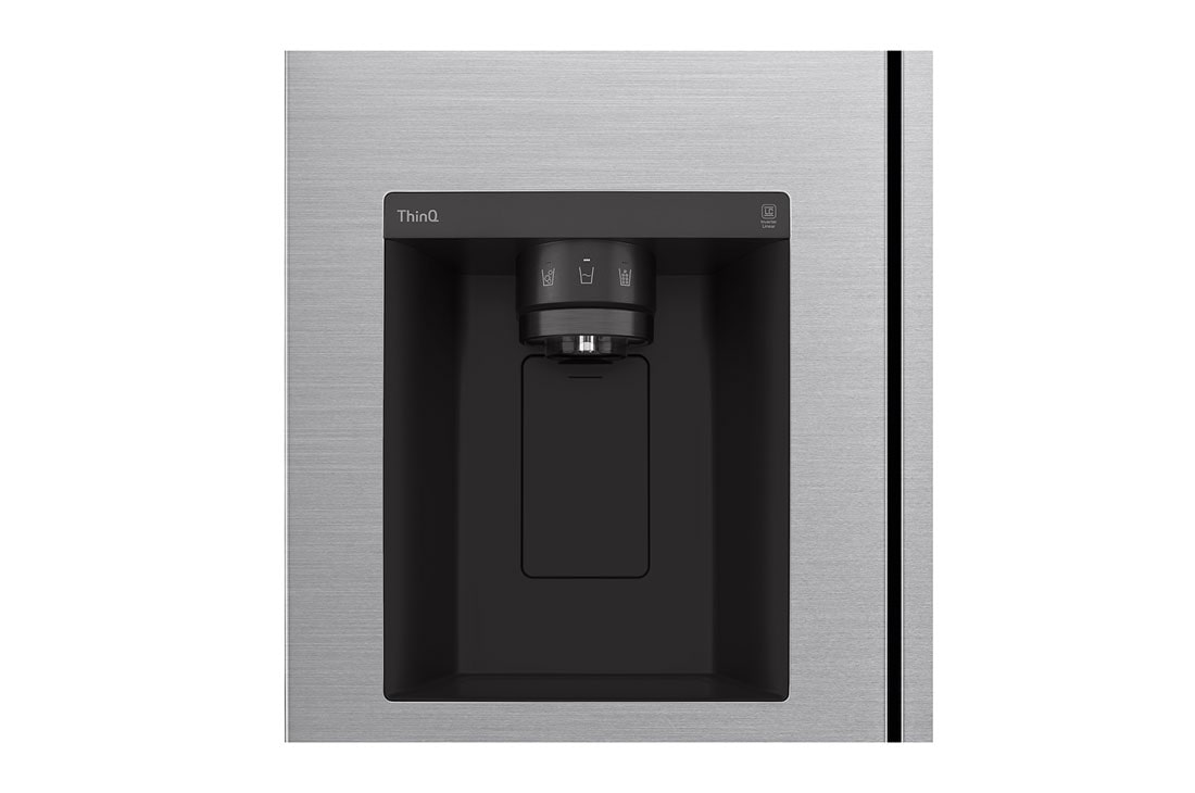 LG Side-by-Side külmik, 635L, laius 91,3cm, kõrgus 179cm, Total No Frost, jaoturi eestvaade, GSLV70PZTM, thumbnail 5