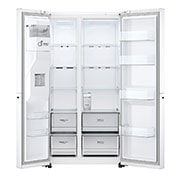 LG side by side külmik | 635L | kõrgus 1.79m | laius 91.3cm | Valge | F energiaklass | WiFi | DoorCooling | Total No Frost | GSLV71SWTM, käepideme vaade, GSLV71SWTM, thumbnail 3