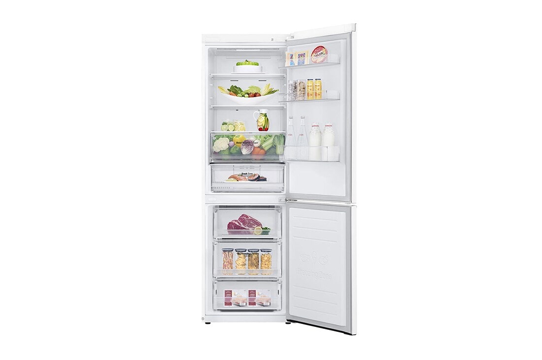 LG Külmik  | 1.86m | 341 | Valge | E klass | DoorCooling | Total No Frost | GBB61SWHMN, E klassi külmik, GBB61SWHMN, thumbnail 3