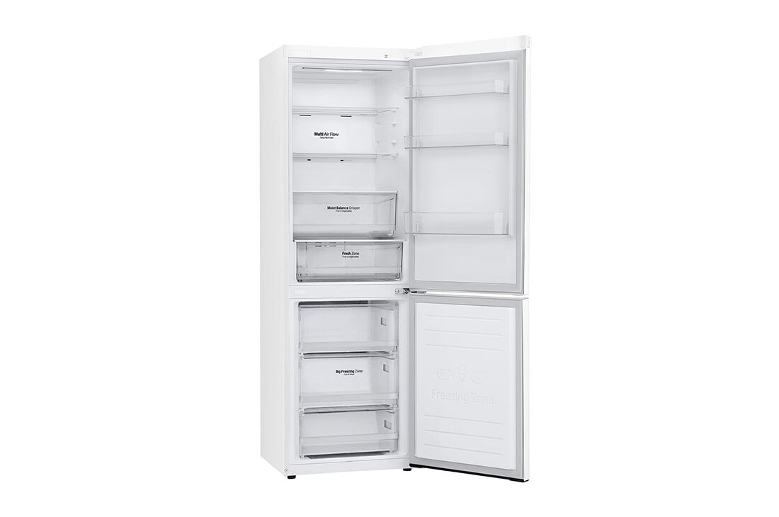 LG Külmik  | 1.86m | 341 | Valge | E klass | DoorCooling | Total No Frost | GBB61SWHMN, E klassi külmik, GBB61SWHMN, thumbnail 4