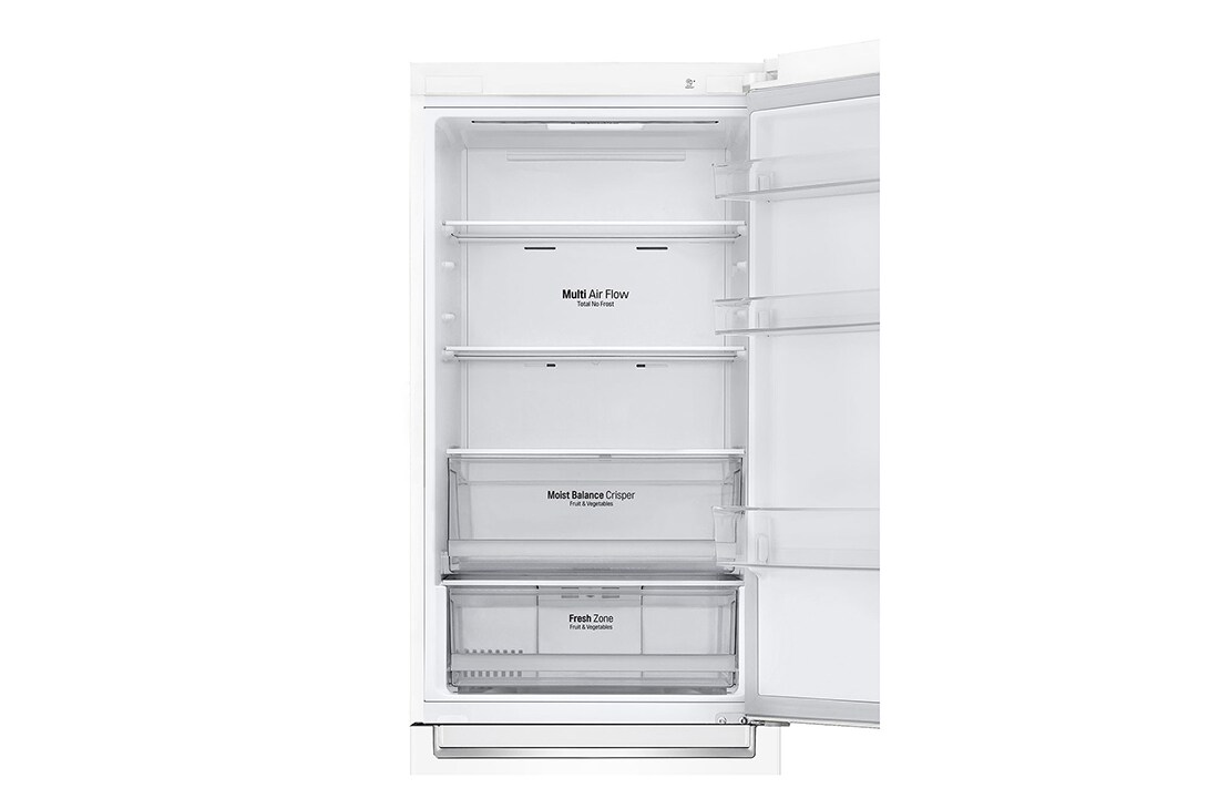 LG Külmik  | 1.86m | 341 | Valge | E klass | DoorCooling | Total No Frost | GBB61SWHMN, E klassi külmik, GBB61SWHMN, thumbnail 7