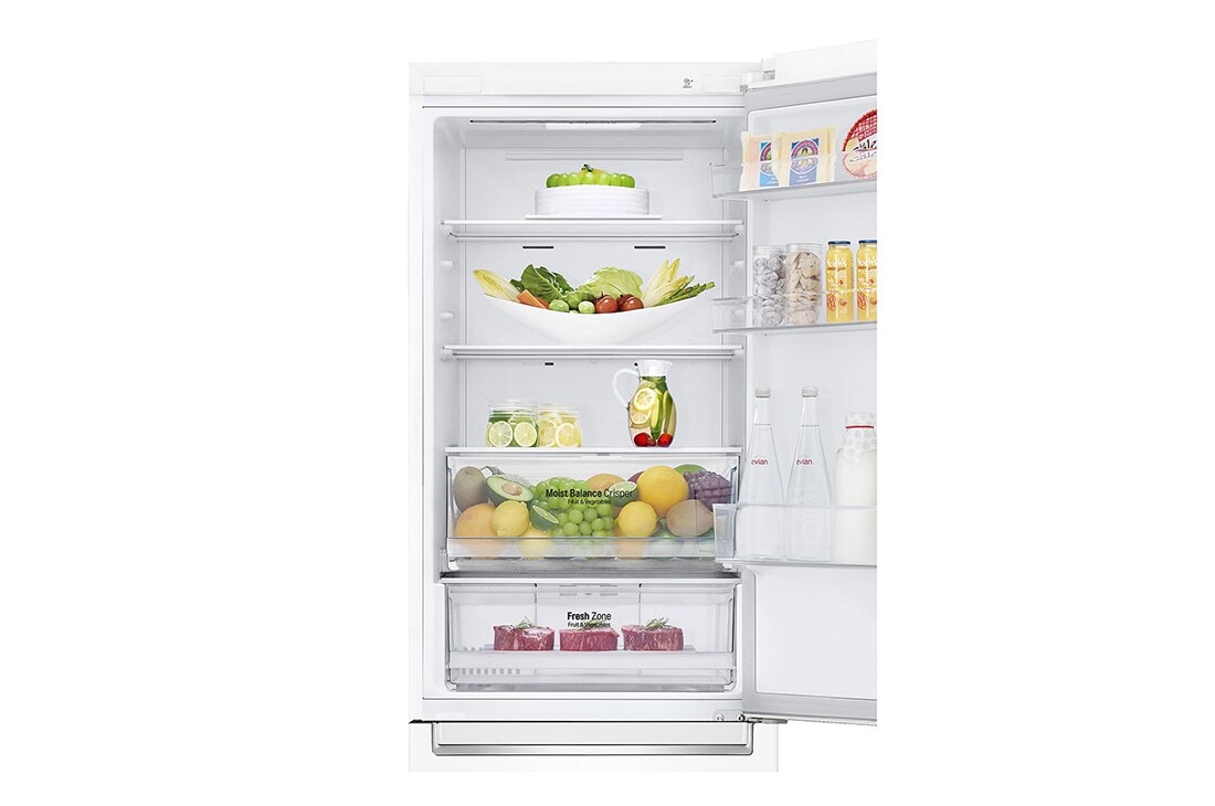 LG Külmik  | 1.86m | 341 | Valge | E klass | DoorCooling | Total No Frost | GBB61SWHMN, E klassi külmik, GBB61SWHMN, thumbnail 8