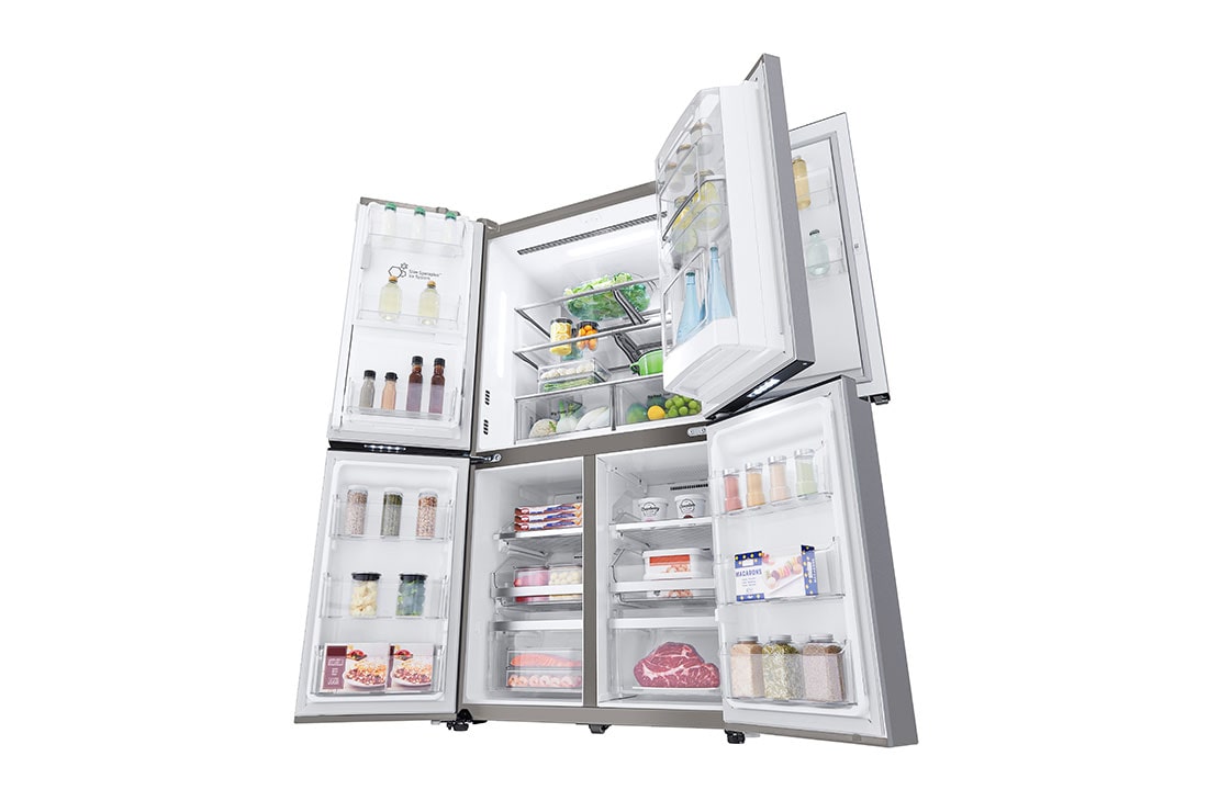 LG multi door külmik | InstaView Door-in-Door | 635L | kõrgus 1.79m | laius 91.3cm | Hõbedane | F energiaklass | WiFi | DoorCooling | Total No Frost | GMJ945NS9F, GMJ945NS9F, GMJ945NS9F, thumbnail 12