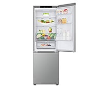 LG Külmik  | 1.86m | 344L | Hõbedane |  D klass | DoorCooling | Total No Frost | GBV3100DPY, top view with door open , GBV3100DPY, thumbnail 11