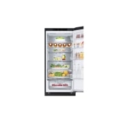 LG Külmik  | 2.03m | 387L | Must | D klass | DoorCooling | Total No Frost | GBV5240DEP, Front top open door with food , GBV5240DEP, thumbnail 7